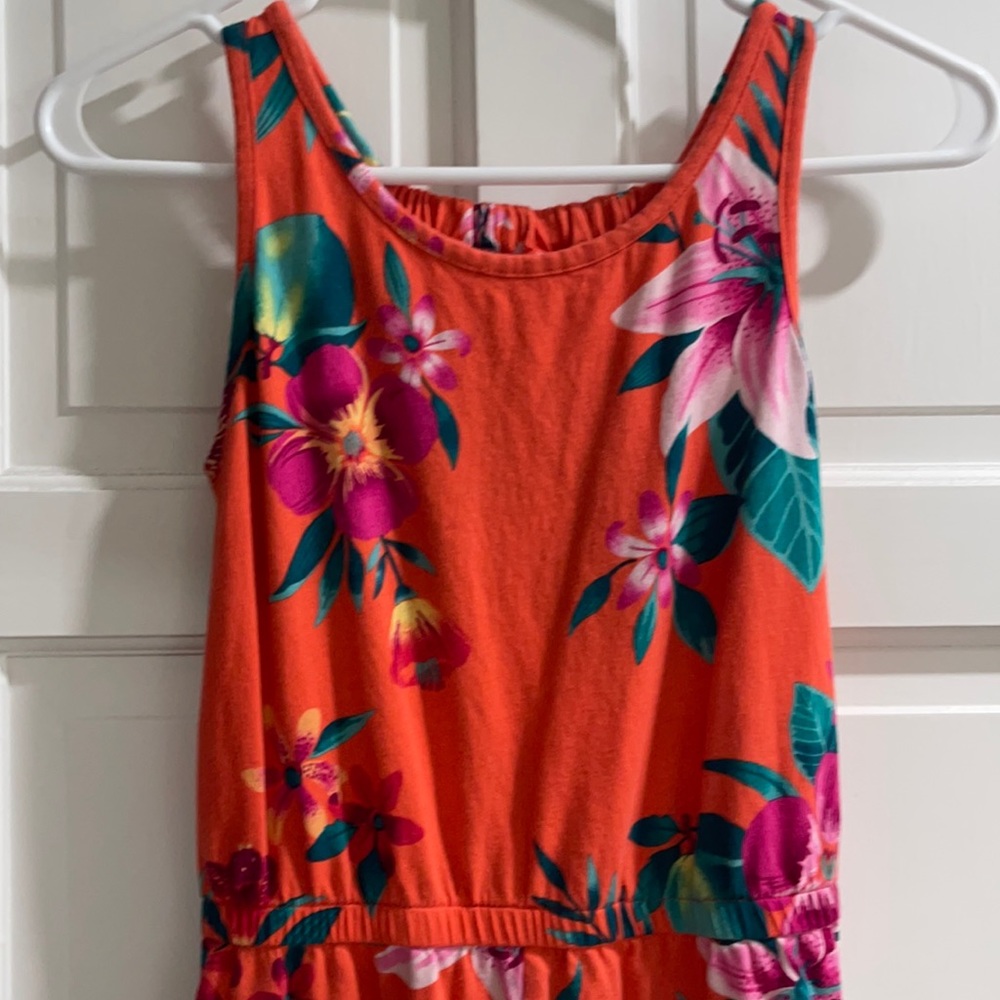 Hawaiian 🌺 Flowers Girl Romper